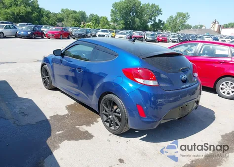 2017 Hyundai Veloster Value Edition из США, поврежденный, VIN KMHTC6AD8HU318294